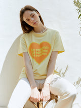 サマーロマンスTシャツ/The Summer Romance T-shirt (Yellow)