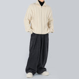 フィッシャージップアップニット