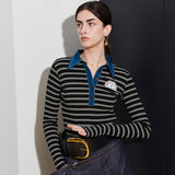 VICTORIA STRIPE TEE, BLACK+WHITE S/T (6633223782518)