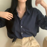 パリピンタックルーズフィットシャツ
