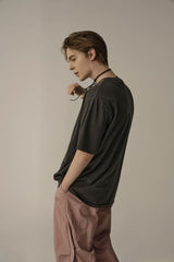PIGMENT STARLIGHT T-SHIRTS(CHARCOAL)
