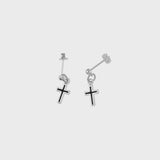 ミニエポクシークロスピアス/MINI EPOXY CROSS EAR