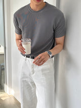 デイパーフェクトマッスルフィットアイスバンドショートスリーブTシャツ / Day Perfect Muscle Fit Ice Bundo Short-Sleeved T-Shirt (9 colors)