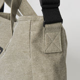 スラブバイオ ウォッシングキャンバスバッグ/SLUB BIO-WASHING CANVAS BAG-KHAKI