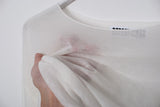 シースルークロップTシャツ / TOP(4863) see-through crop Tee