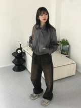Tiramisu vintage wide denim
