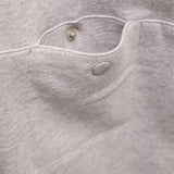 ハーフジップレイヤードスウェットシャツ / HALF ZIP LAYERD SWEATSHIRTS-MIXTURE GREY