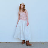 ワッフルチューブトップ / WAFFLE TUBE TOP, PINK