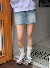 デイリーローデニムミニスカート