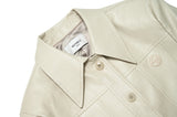 CROP LEATHER JACKET - CREAM (6636243222646)