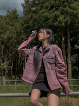 (UNISEX) キッシュドウォッシングデニムジャケット