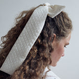 Long Jacquard Ribbon Hair Pin (6611858751606)