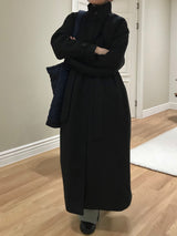 Verliebt high neck long coat