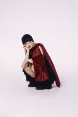 Ribbon Muffler_Wine Red