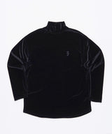 "PRE-ORDER 7/15~" DROP-SHOULDER VELVET TURTLE-NECK TEE / [プレオーダー7月15日〜] ドロップショルダーベルベットタートルネックTシャツ (4578690203766)