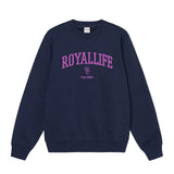 RLCN1006 バーシティアーチロゴスウェット/RLCN1006 Varsity Arch Logo Sweat Shirt - Navy