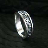 ルナL1シルバーリング / Lunar-L1 silver ring (4595752763510)