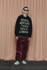 CITY ROUND KNIT / BLACK