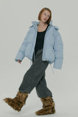 STRAP DOWN JACKET / SKY BLUE