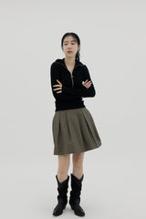 マロンフレアスカート / Marron Flare Skirt (2color)