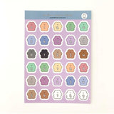 ナンバーステッカー/chanibear number sticker