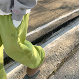 ナッピングエンブロイダリー2WAYジョガーパンツ / [Bellied made] napping embroidery two-way jogger pants