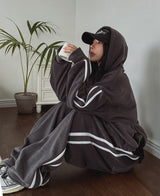 (UNISEX) ドスフリースストリングフード
