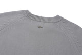 CREWNECK WOOL SWEATER (greyish blue)