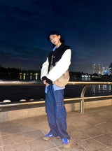 ワイドフィットカーゴダークデニムパンツ/WIDE FIT CARGO DARK DENIM PANTS [17711]