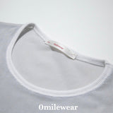 strap mesh t-shirt_ grey