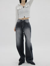 ファイズブラックブルーワイドパンツ / no.522 Faiz Black Blue Wide Pants