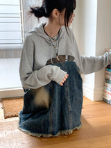 ロッツスナップボタンワッフルレイヤードフードボレロ