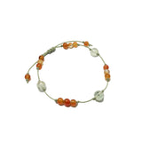チャイニーズトランペットクリーパージェムストーンブレスレット/Chinese trumpet creeper gemstone bracelet