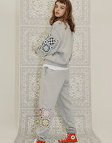 GRANNY SQUARE SWEATSHIRT GRAY MELANGE (6691432792182)
