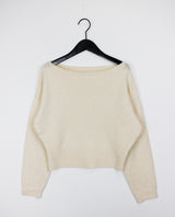 ソフトリップラインニット / Soft lip line knit (5color)