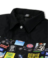 スペースグラフィック_コーチジャケット/ Space_Graphic Coach Jacket BLACK (6613185265782)