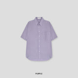 トニ―ハイデンシティー半袖シャツ/Tony High Density Short-Sleeved Shirts (4 colors)
