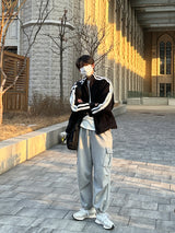 スルイカーゴポケットスウェットパンツ / Slui Cargo Pocket Sweat Pants (2 colors)