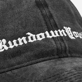 キャップ06/RUNDOWNYOUTH CAP 06 (Bleached Black)