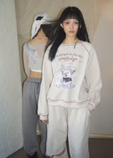 ハクオリエンタルスウェットシャツ / haku oriental sweatshirt [ivory]