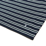 VZロゴビックオバーフィットボーダースリーブネイビー/VZ Logo Big Over Fit Boarder Long Sleeve Navy (6683344535670)