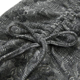 Flower Shirring Mini Skirt [GREY] (6618895646838)