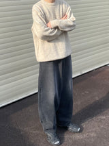 キャットオールドワイドデニム