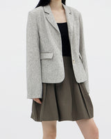 ウォーニーツイードベーシックジャケット / Warney Tweed Basic Jacket (2color)