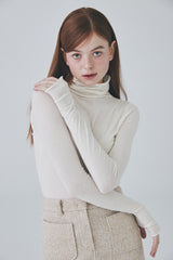 ウールシルクウォーマーTシャツ / Wool Silk Warmer T-Shirt [Ivory]
