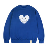 [UNISEX] Big Cloud Heart Smile Sweatshirt
