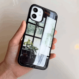 (Basic)Black Bumper Case_Green Sunday
