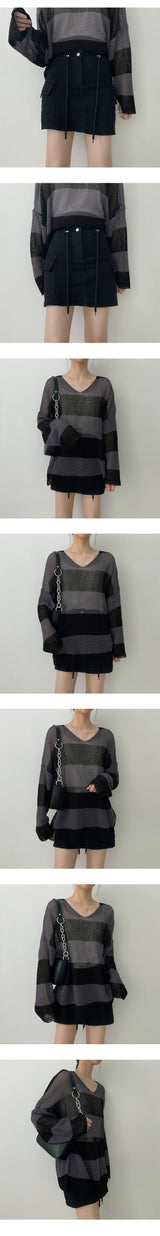 ポリウエストストラップカーゴミニスカート / Poli Waist Strap Cargo Mini Skirt
