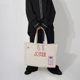 A LABEL CANVAS BAG (ivory!)