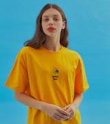 ネットワークTシャツ イエロー/AQO NETWORK T-SHIRTS YELLOW (4432801431670)